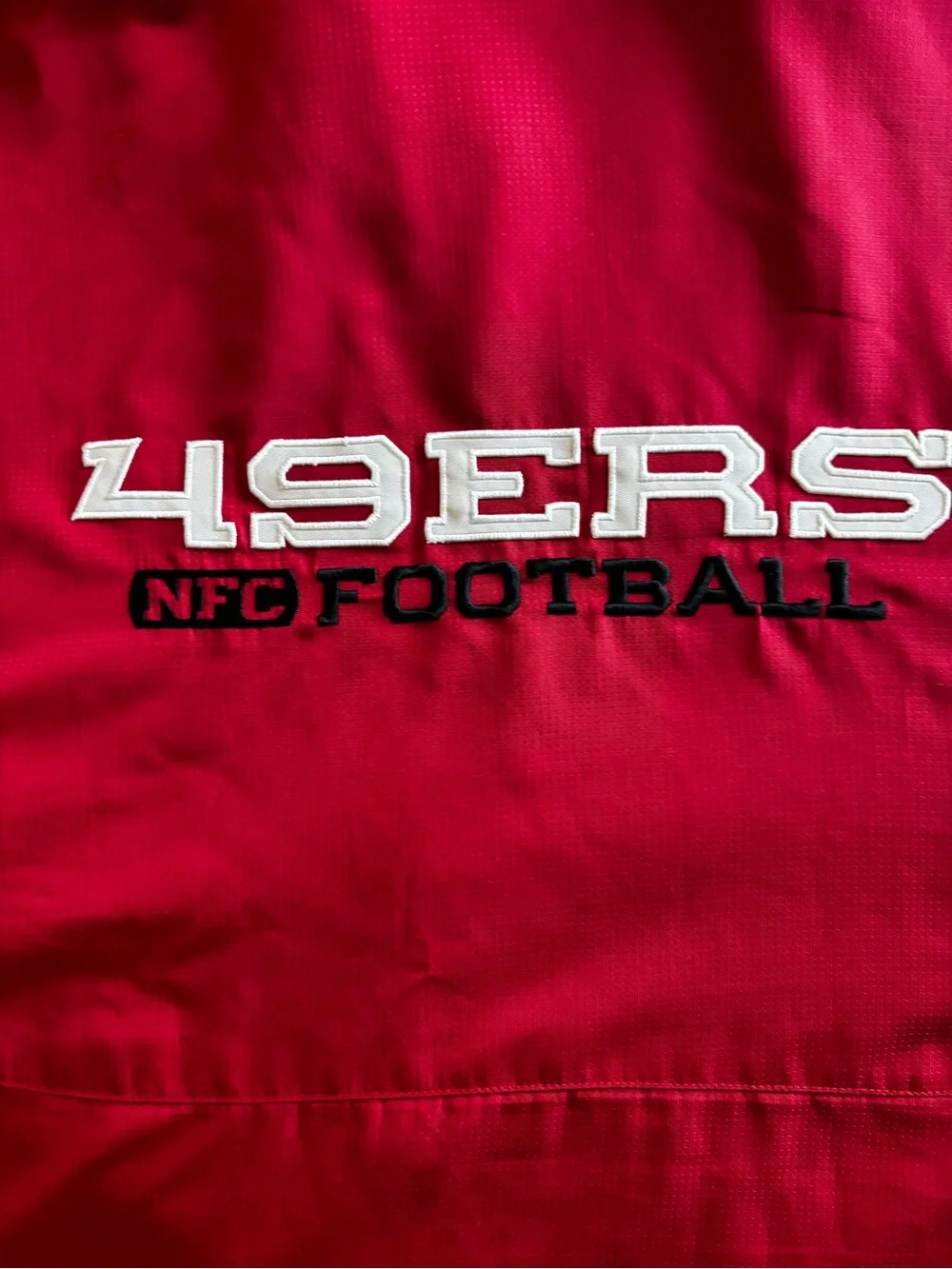 Reebok Red NFL Onfield Jacket with Navy Label